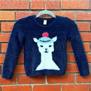 The Softest!! HARPER CANYON Deep Blue LLAMA SWEATER, Size Toddler 5